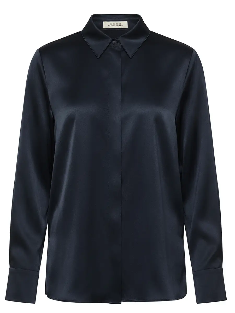 Блуза шелковая