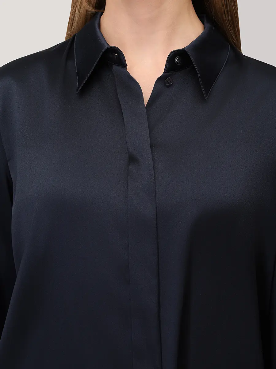 Блуза шелковая