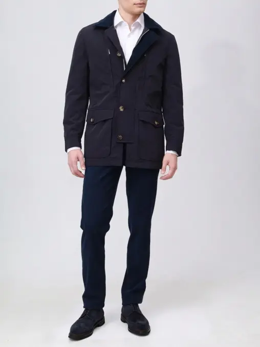 Рубашка Slim Fit хлопковая KITON