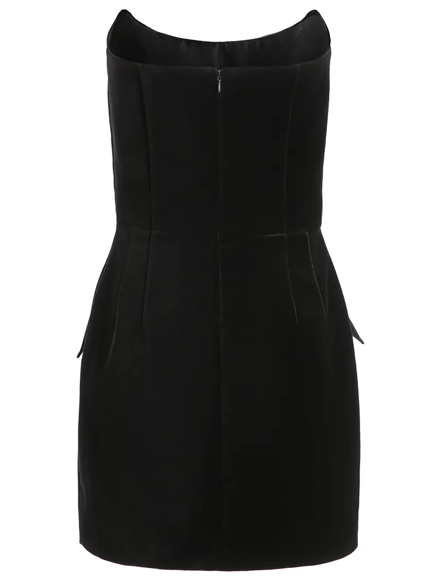 Платье бархатное