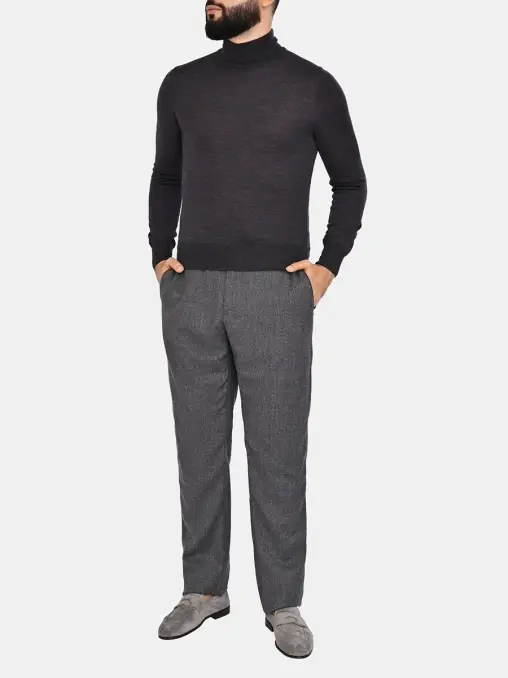 Брюки шерстяные CANALI