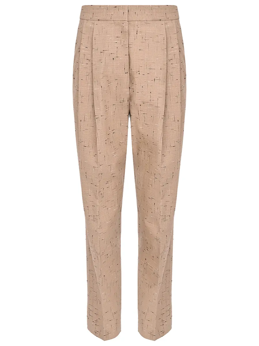 Брюки из шерсти и хлопка