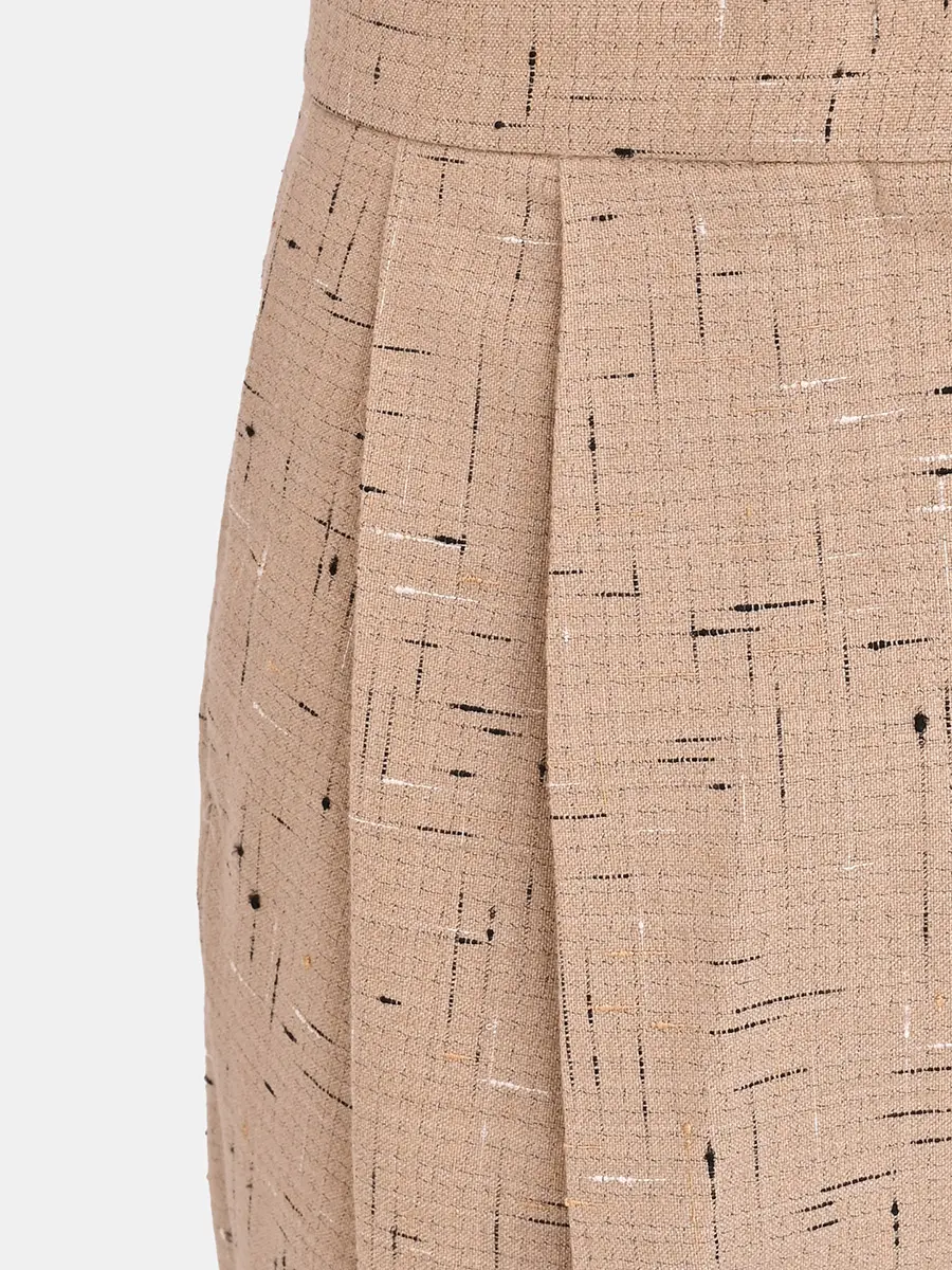 Брюки из шерсти и хлопка