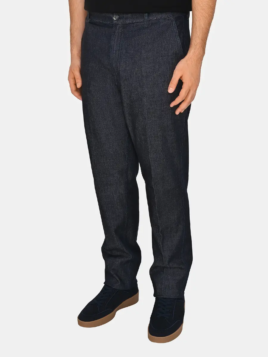 Джинсы однотонные