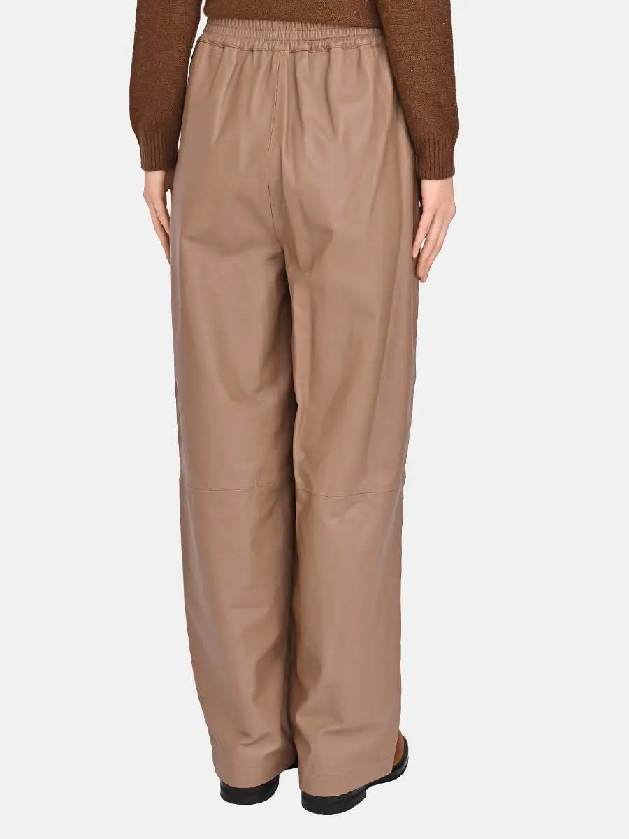 Брюки кожаные