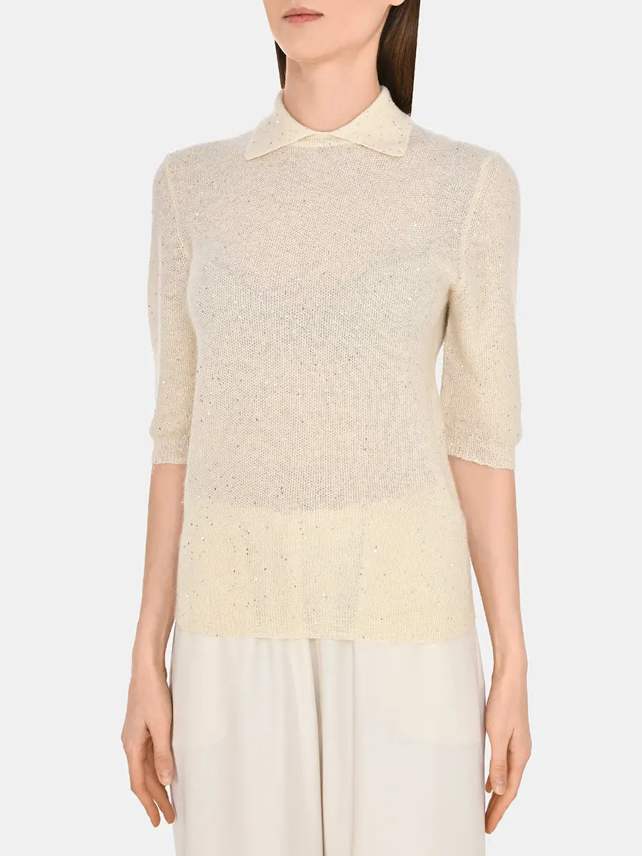 Джемпер с пайетками