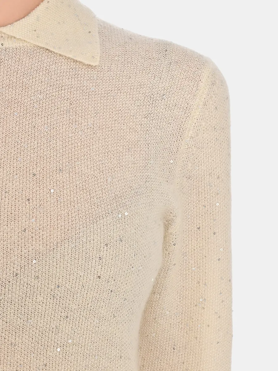 Джемпер с пайетками