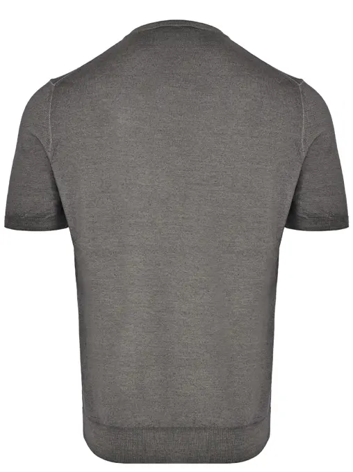 Футболка из шерсти и шелка CANALI