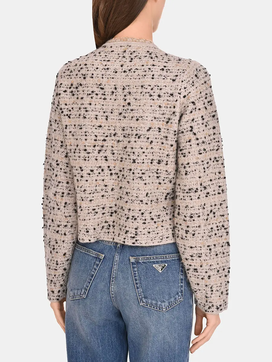 Жакет твидовый