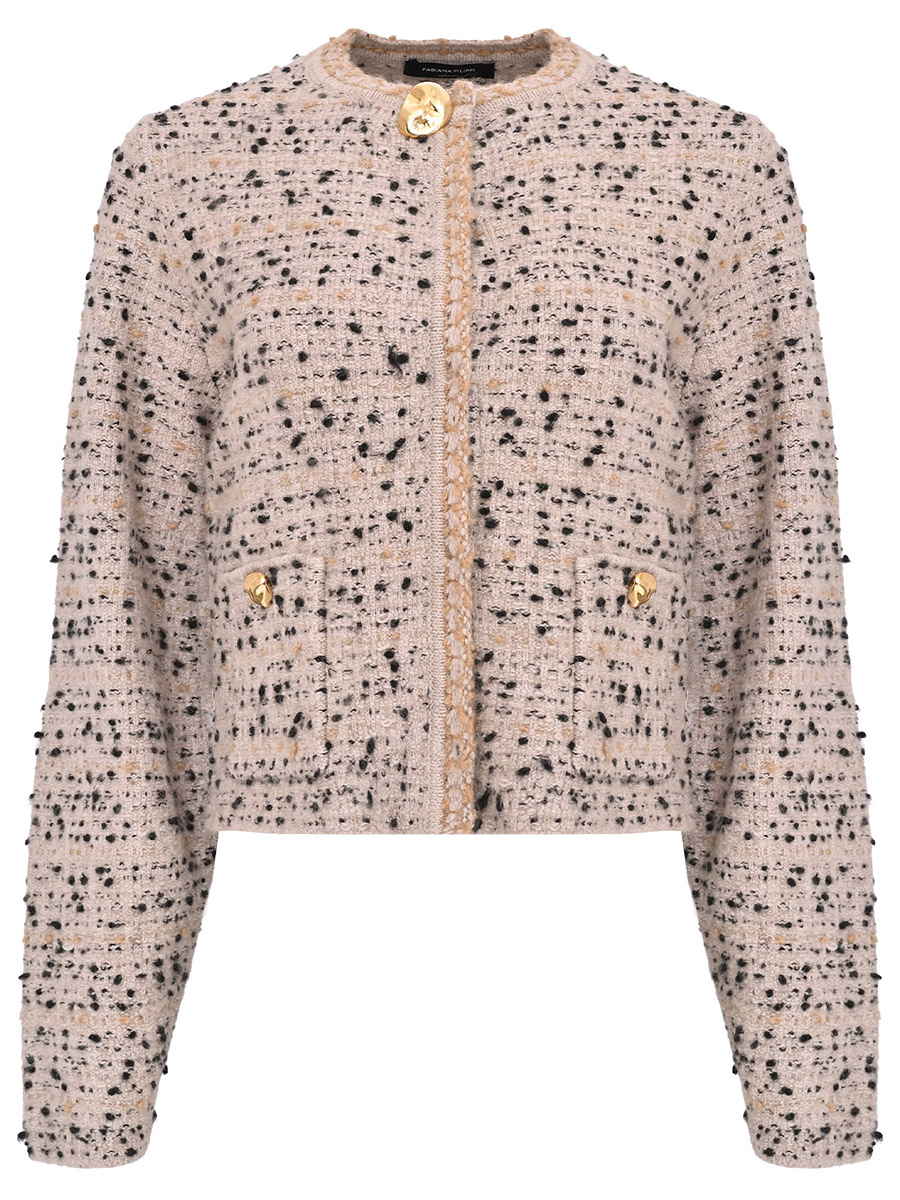 Жакет твидовый