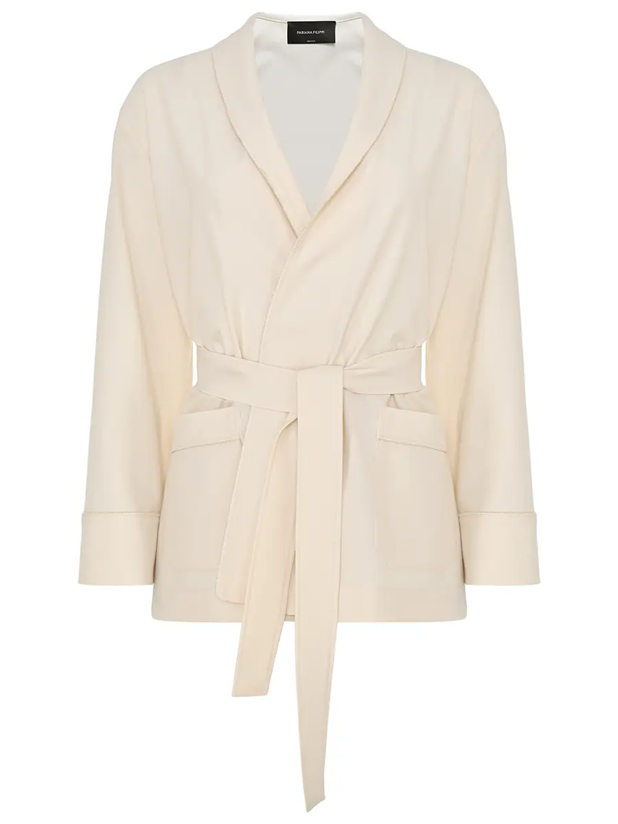 Жакет однотонный