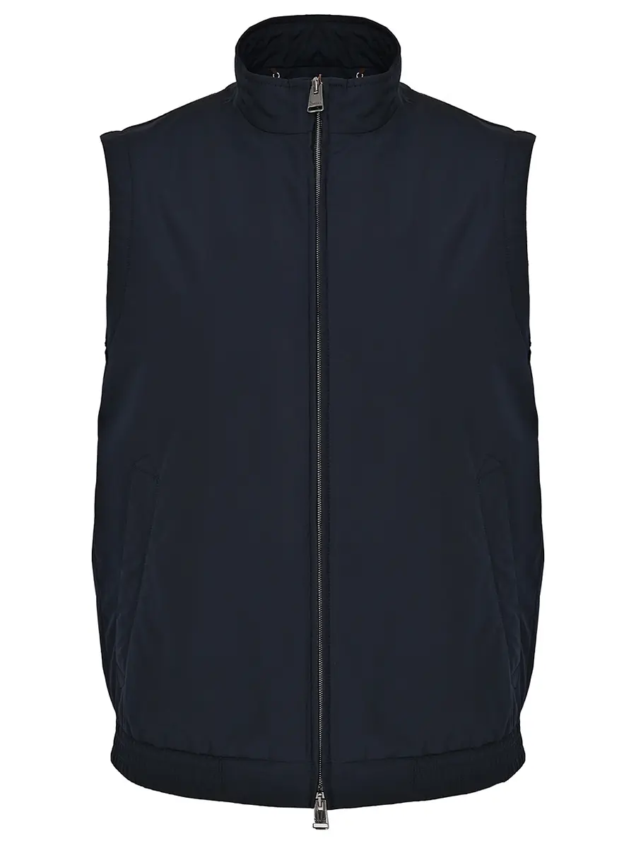 Жилет однотонный