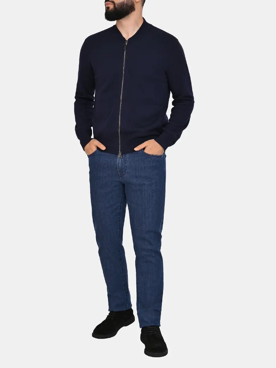 Кардиган однотонный