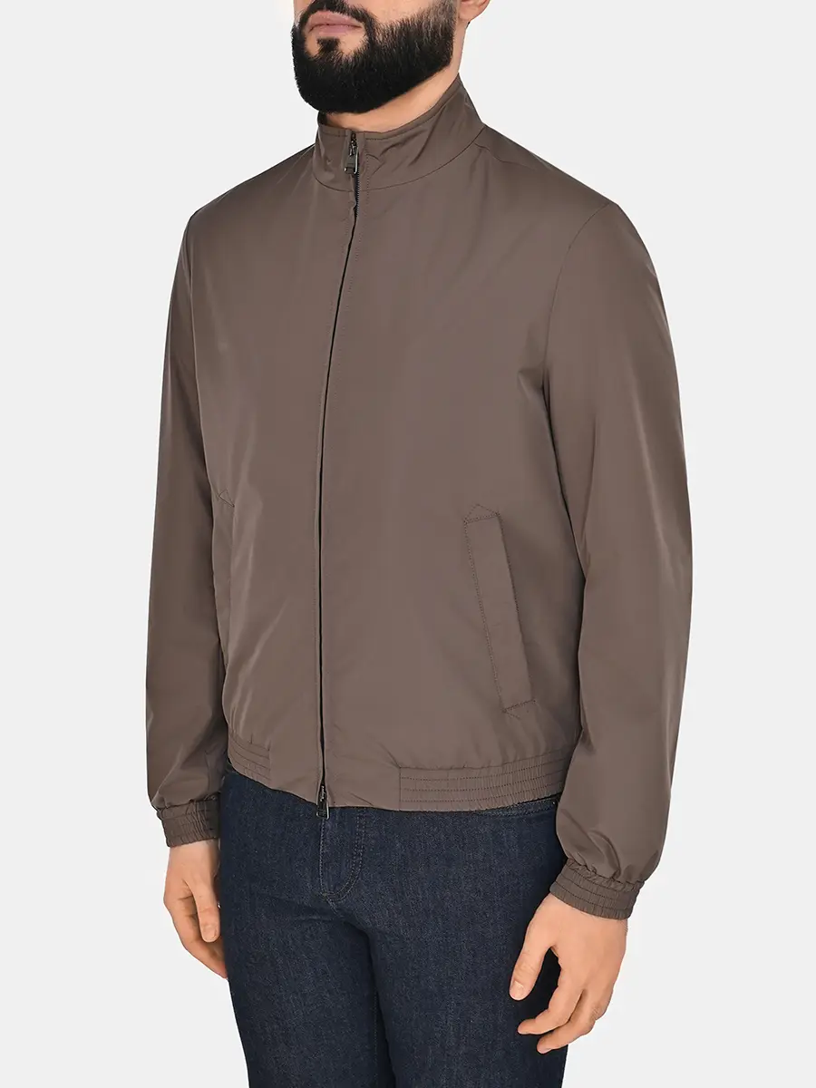 Бомбер однотонный