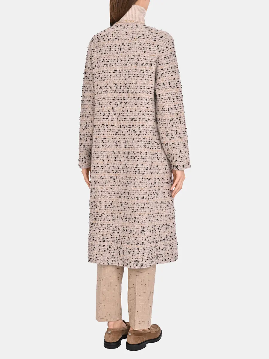 Пальто твидовое