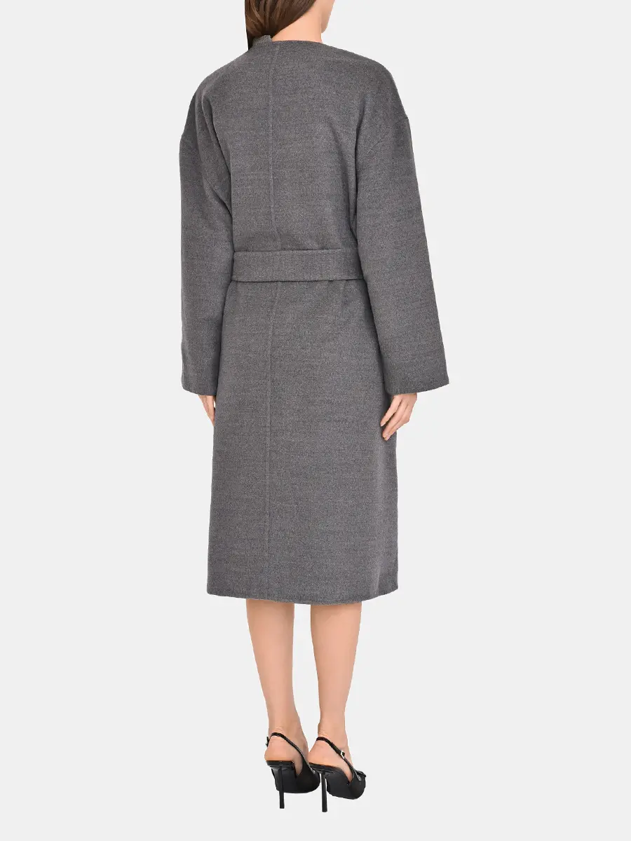 Пальто шерстяное