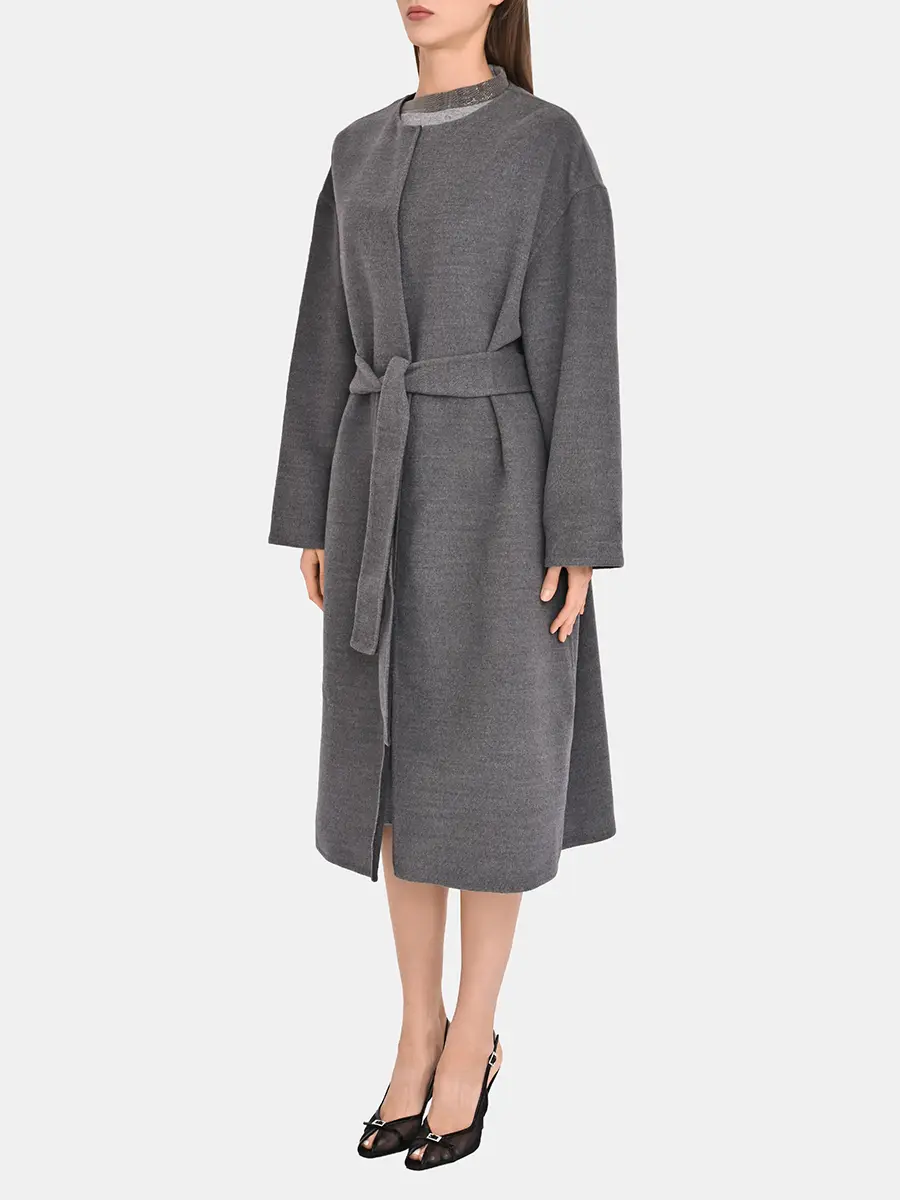 Пальто шерстяное