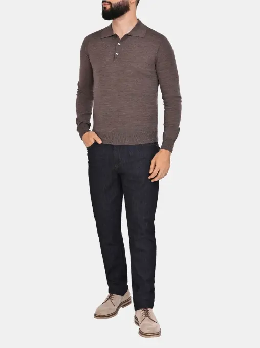 Поло шерстяное CANALI