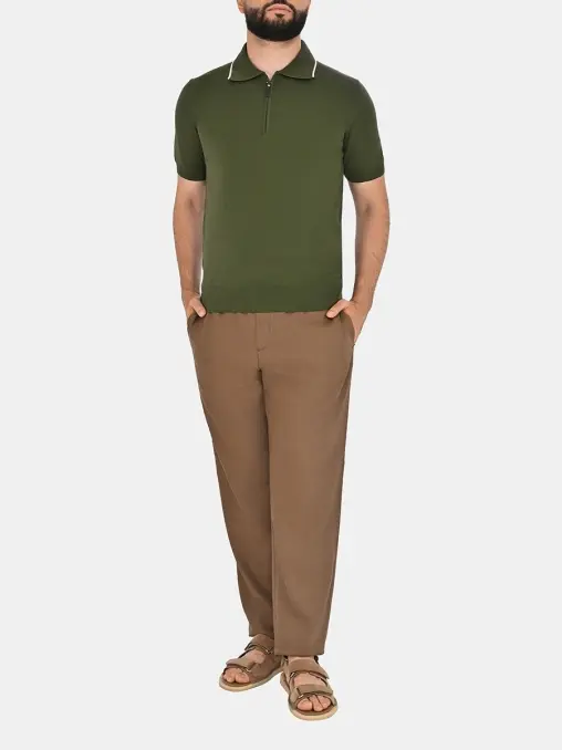 Поло хлопковое CANALI