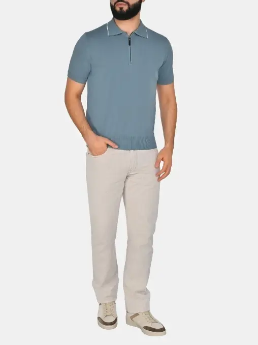 Поло хлопковое CANALI