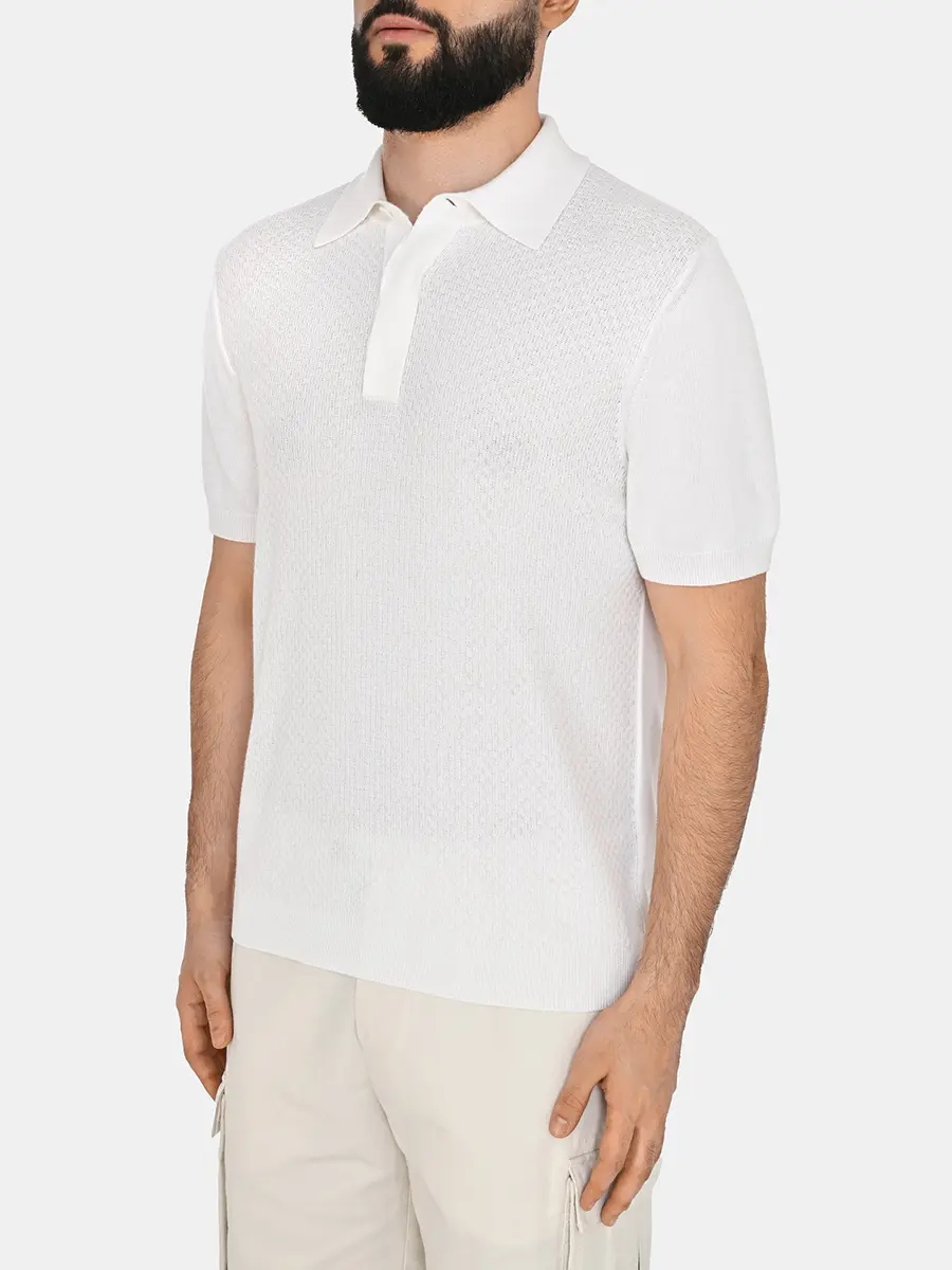 Поло из хлопка и модала