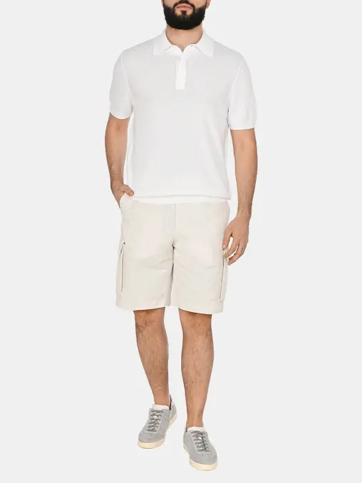 Поло из хлопка и модала CANALI