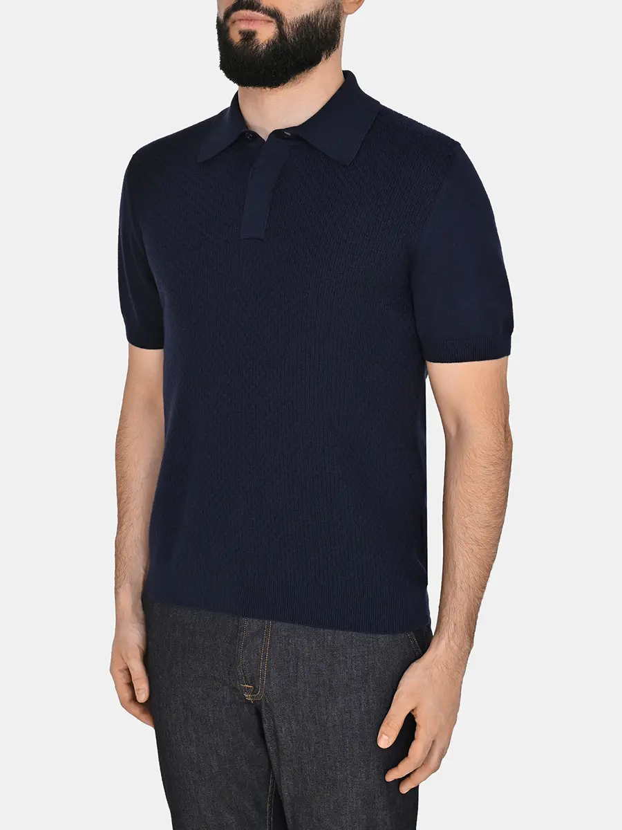 Поло из хлопка и модала