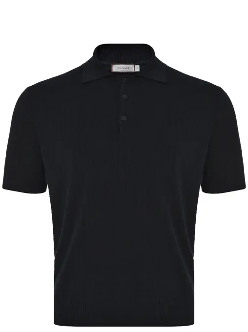 Поло из шелка и хлопка CANALI