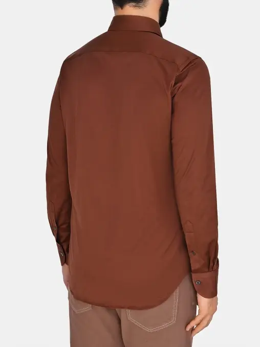 Рубашка Regular Fit хлопковая CANALI