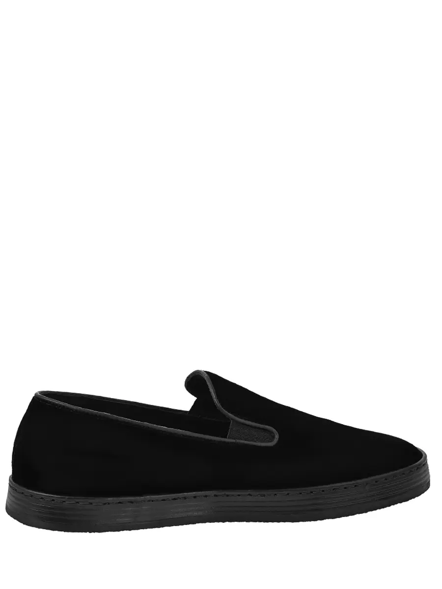 Слипоны замшевые