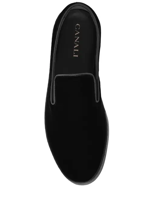 Слипоны замшевые CANALI
