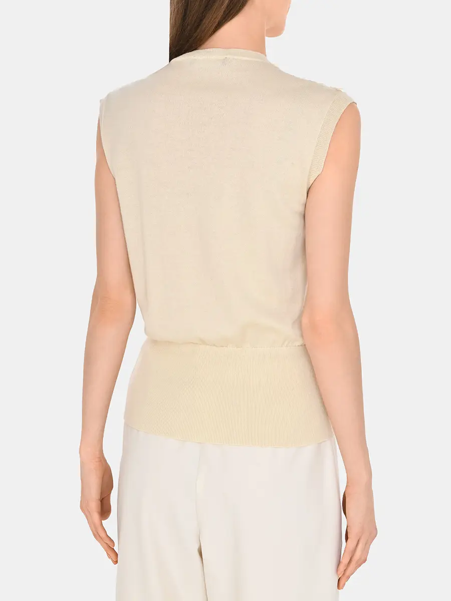 Жилет с пайетками