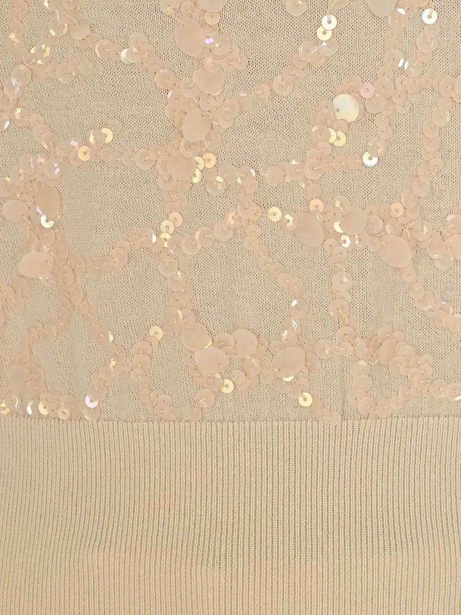 Жилет с пайетками