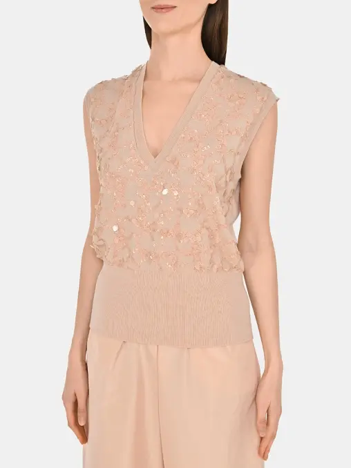 Жилет с пайетками FABIANA FILIPPI