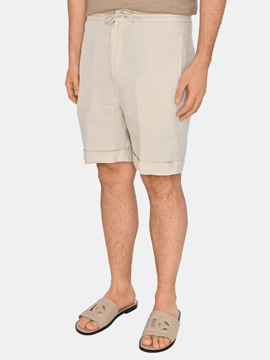 Шорты льняные