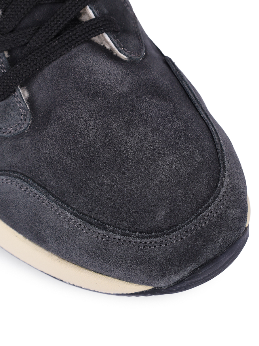 Кроссовки замшевые на меху