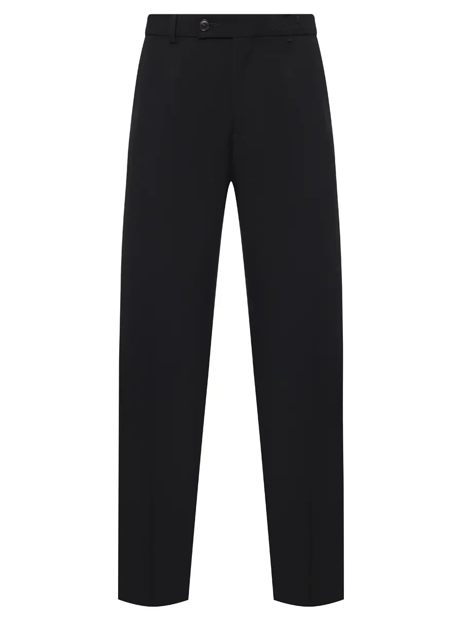 Брюки однотонные