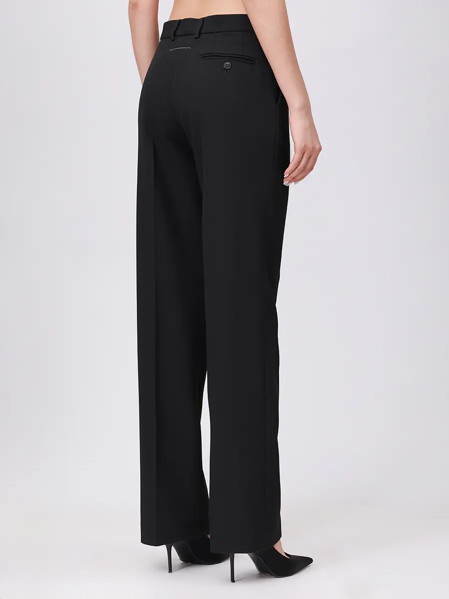 Брюки однотонные