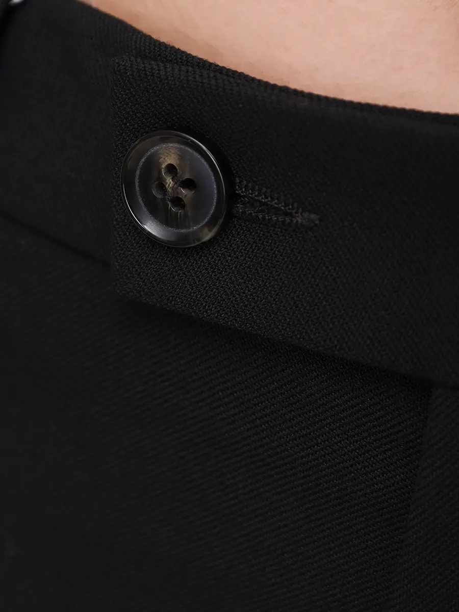 Брюки однотонные