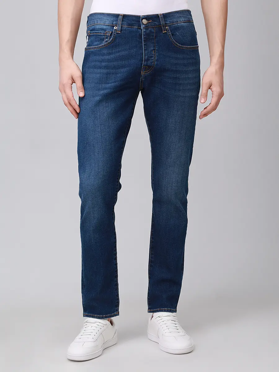 Джинсы Slim Fit хлопковые