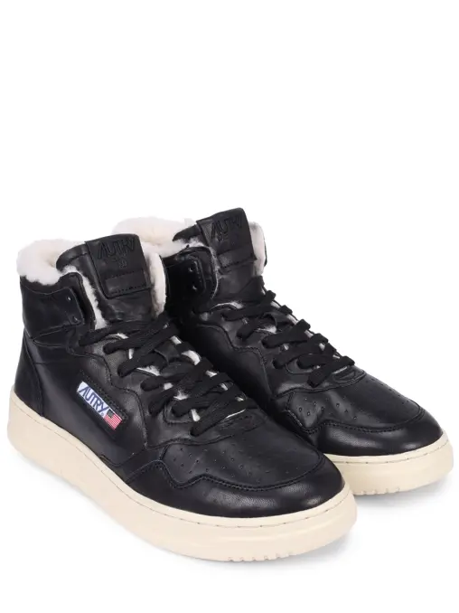 Кеды кожаные на меху AUTRY