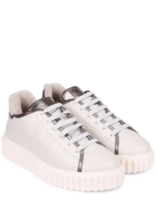 Кеды кожаные на меху VOILE BLANCHE