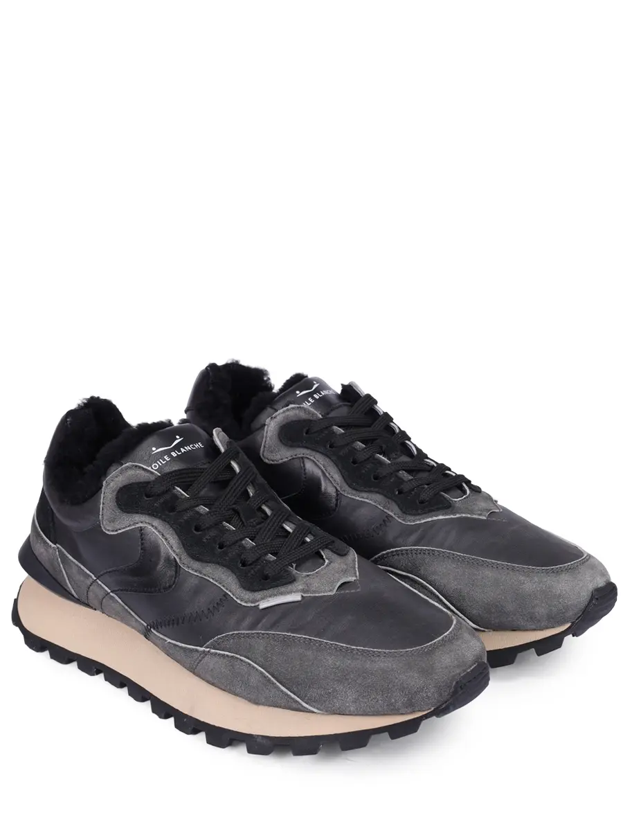 Кроссовки комбинированные на меху