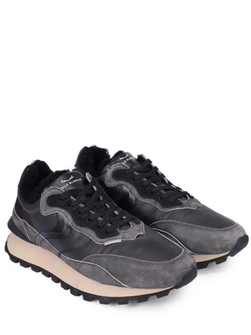 Кроссовки комбинированные на меху VOILE BLANCHE