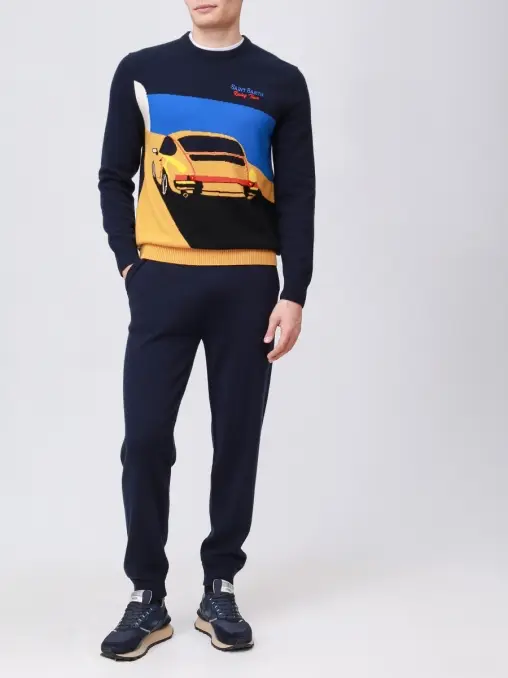 Джоггеры однотонные MC2 SAINT BARTH