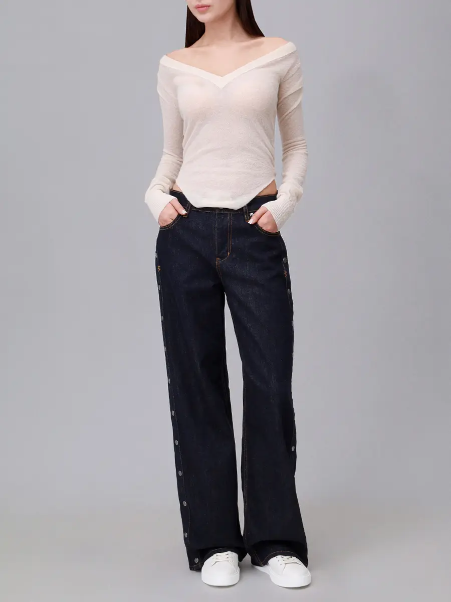 Джинсы хлопковые