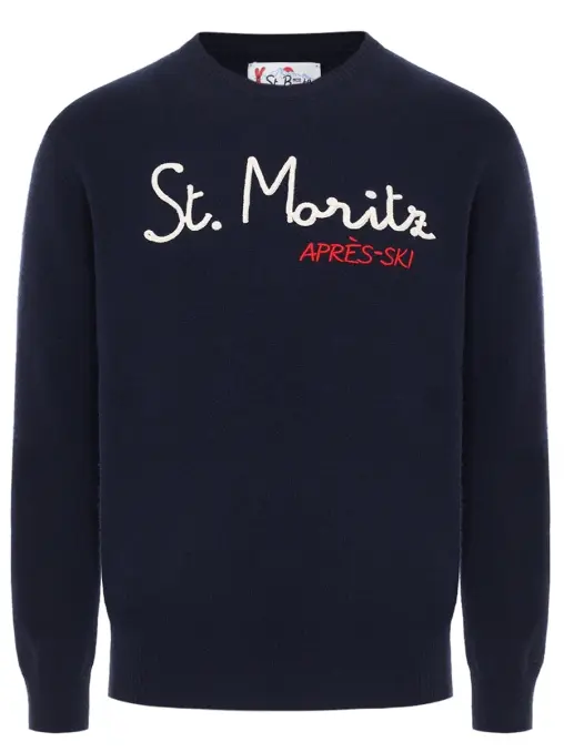 Джемпер с вышивкой MC2 SAINT BARTH