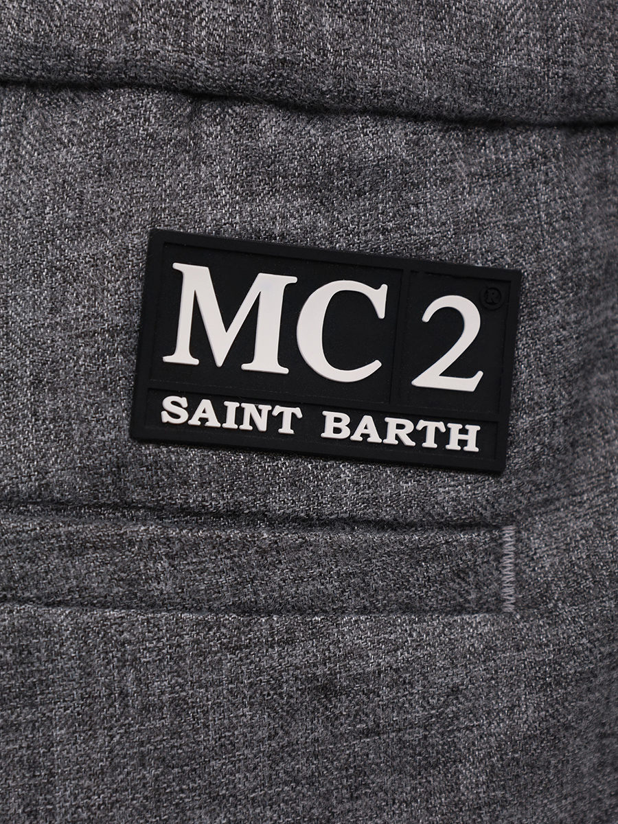 Брюки однотонные