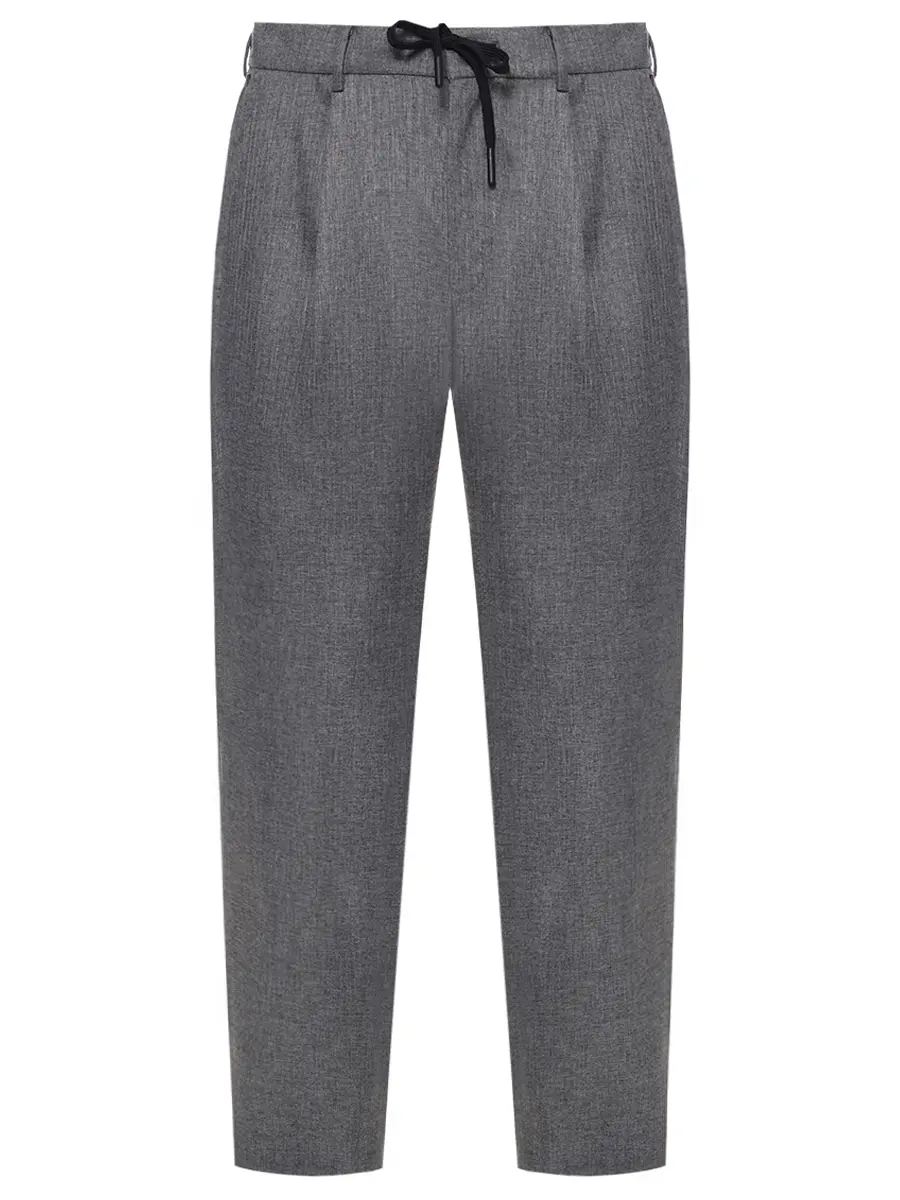 Брюки однотонные