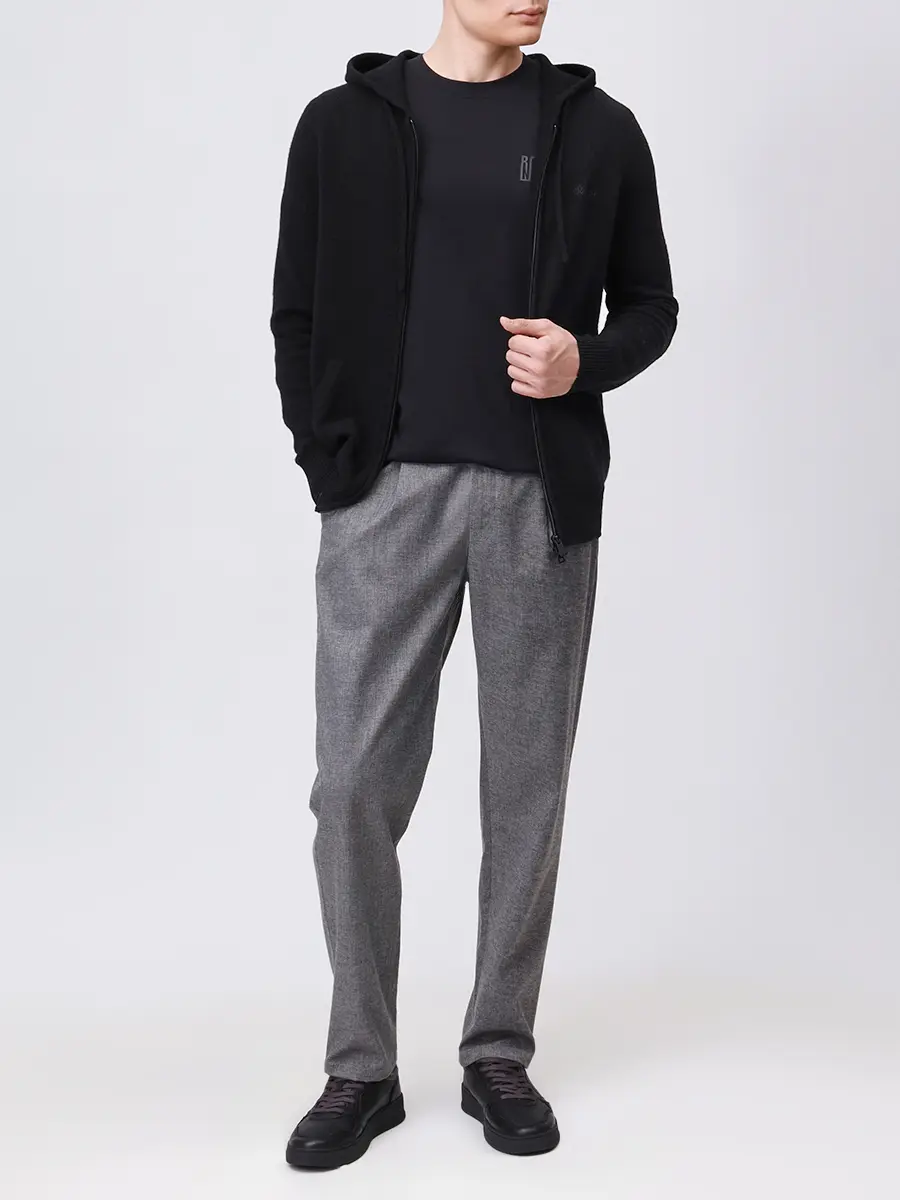 Брюки однотонные